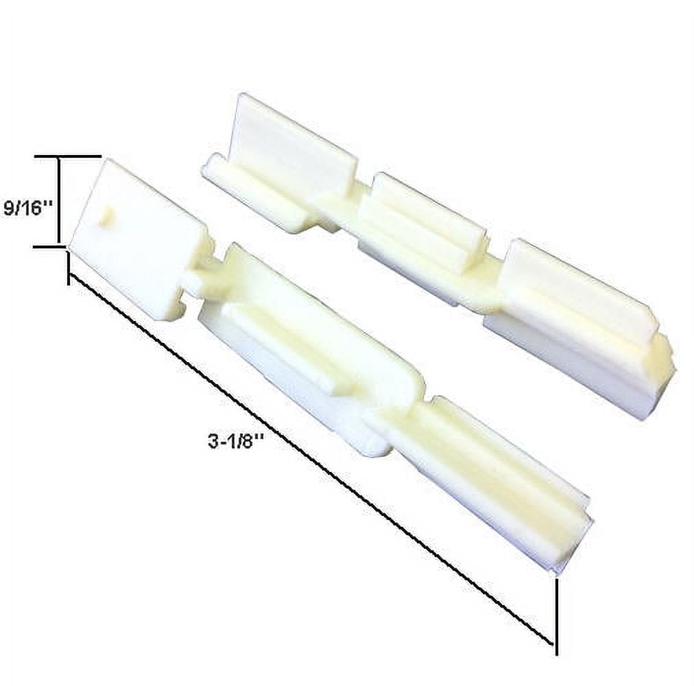 Sliding Shower Door Bottom Sill Guide Pack of 2