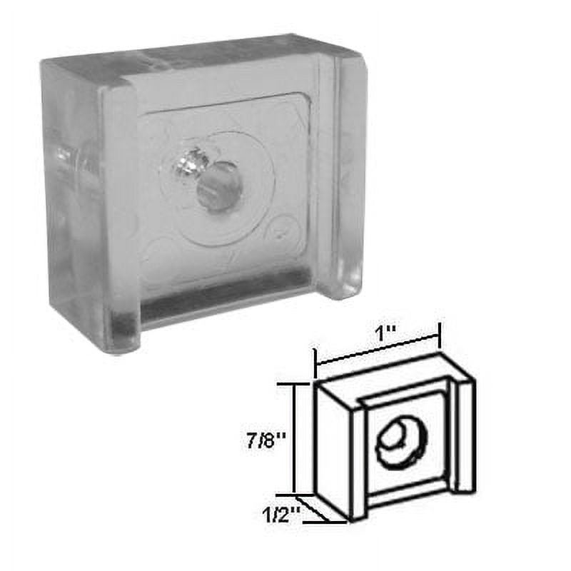 Walmart Clear Acrylic Sliding Shower Door Finger Pull Handles Pack of