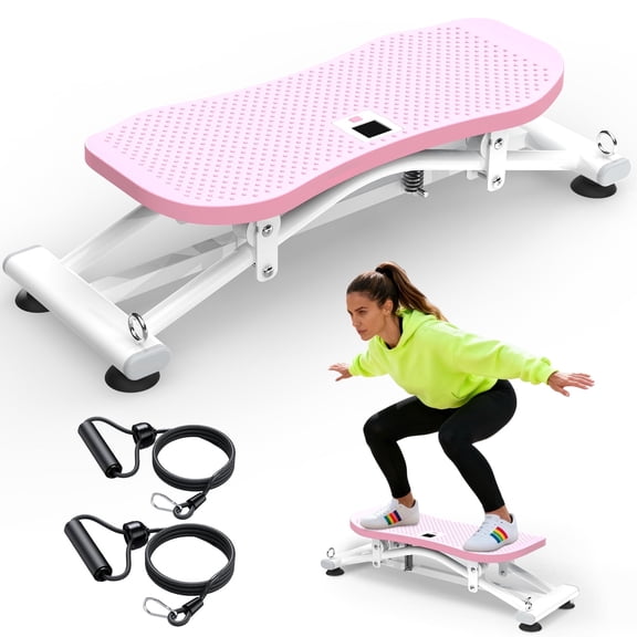Fahuac Sliding Ski Simulator with Resistance Bands - Indoor Skiing Fitness Equipment, with Resistance Bands & Non-Slip Base, Full-Body Cardio Training Machine for Core, Leg & Arm 1 Pack