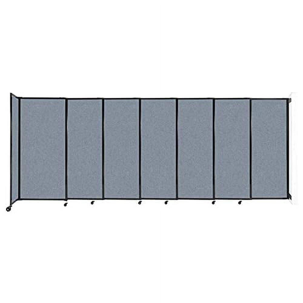 Sliding Straightwall Room Divider Adjustable Widths Locking Wheels