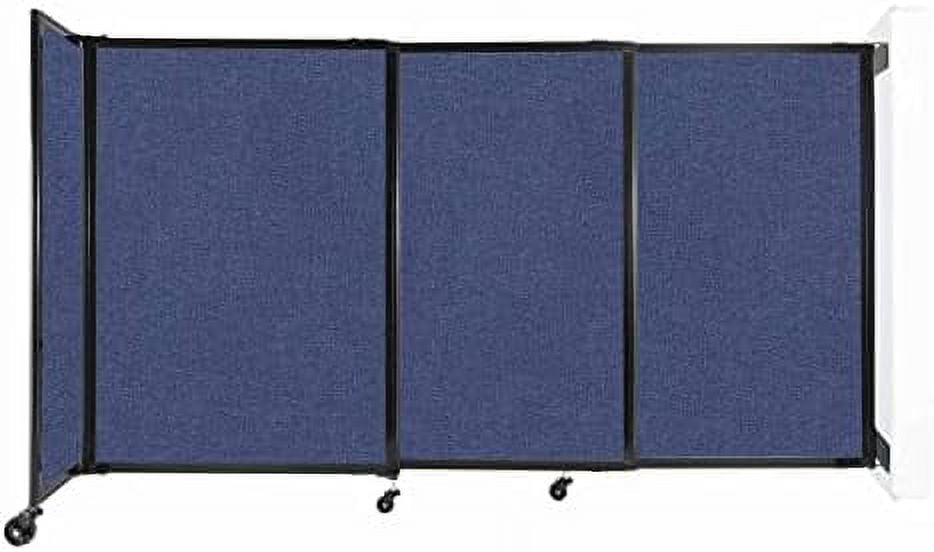 Sliding Straightwall Room Divider Adjustable Widths Locking Wheels