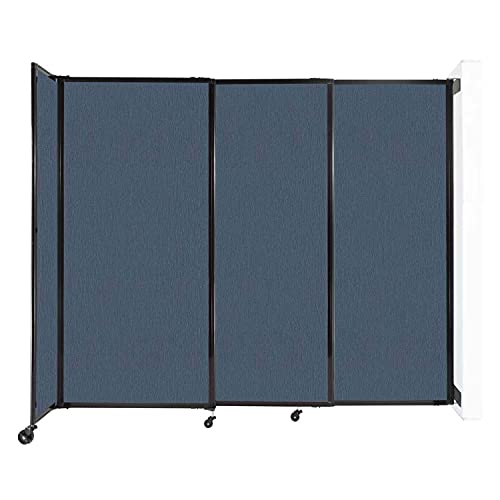 Sliding Straightwall Room Divider Adjustable Widths Locking Wheels