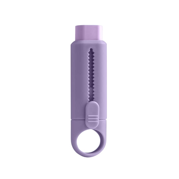 Sliding Telescopic Eraser – Push-Pull Retractable Eraser with Plastic Cover, Smudge-Free for Homework & Art