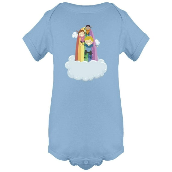 Sliding Through A Rainbow Bodysuit Infant -Image by Shutterstock, Newborn