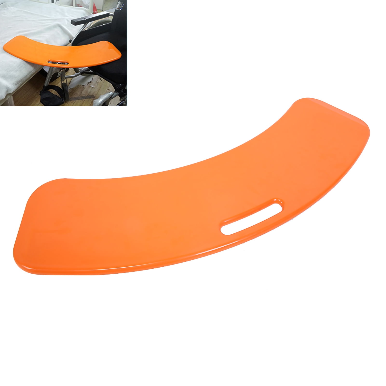Sliding Transfer Board, Average Size Slide Assist Device, Orange For Wheelchair