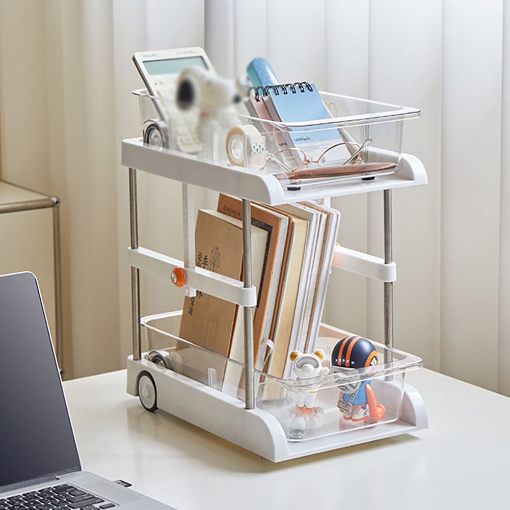 Sliding Under Sink Organizer Multi-Use Under Cabinet 2-Tier Storage ...