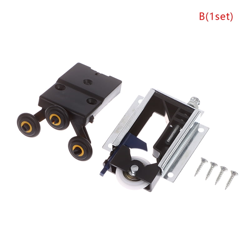 Sliding Wardrobe Door Part Top/bottom Down Wheels/Runner/Guides Kit