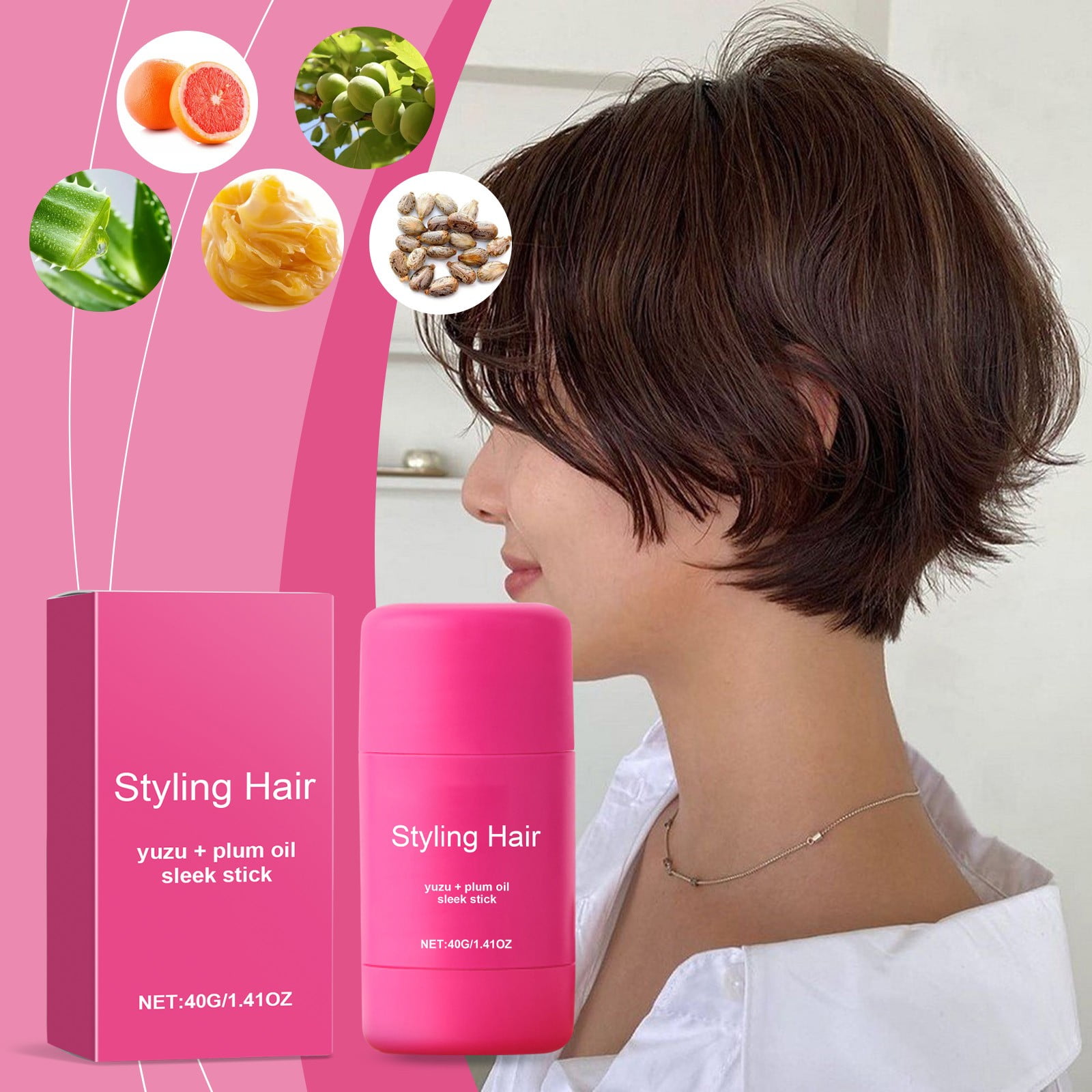 Sliding Wax Stick*1 Cosmug Pink Blowout Prices Briogeo + ™ Yuzu + Oil