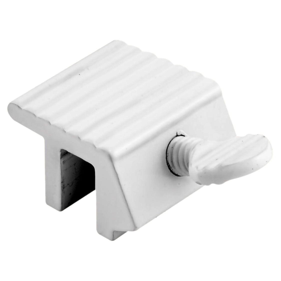 Sliding Window Lock, 1/4 in., Extruded Aluminum, White Painted Finish ...