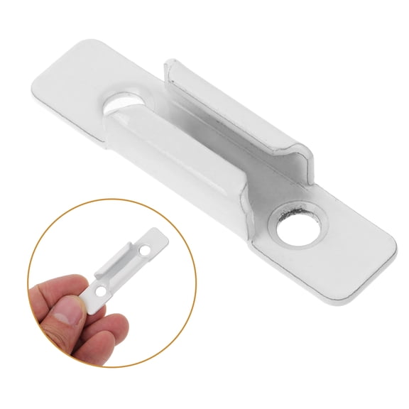 FRCOLOR Smooth Operation White Window Latch Keeper for Casement Lock Replacement