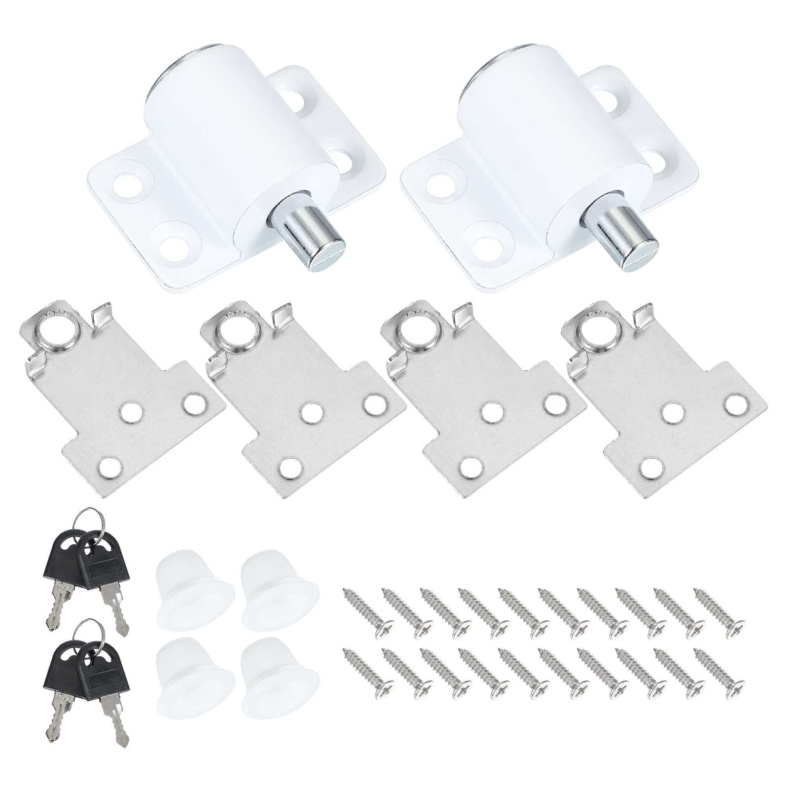 Sliding Window Locks Push-In Security Lock with Keys Sliding Door Keyed ...