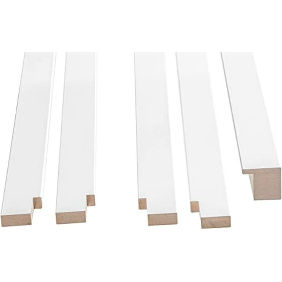 Slidor Jamb Kit only for SLIDOR Pocket Door Frame Kit – Includes 4 Verticals for Door Post & Pocket Entrance – Made with White MDF