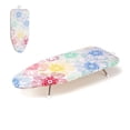 thumbnail image 1 of Slieton Tabletop Ironing Board 12"x29" – Portable Folding Ironing Board with Thick Felt Padding, Heat-Resistant Cover, Stainless Steel Legs, Compact & Space-Saving Design (Color Floral), 1 of 8