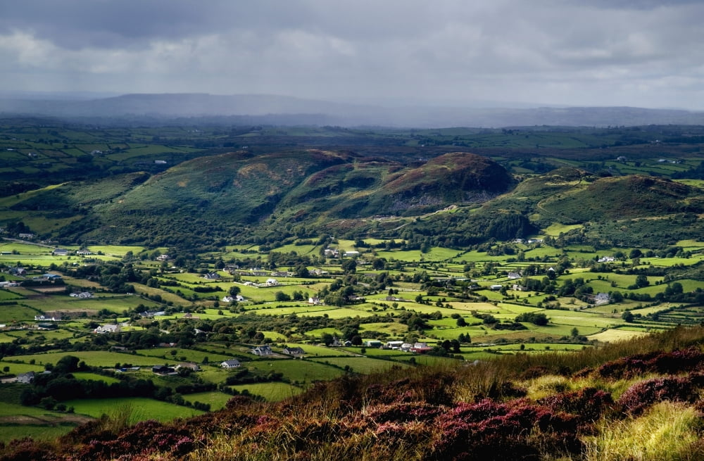 Slieve Gullion Co Armagh Ireland Canvas Art - The Irish Image Collection Design Pics (17 x 11)