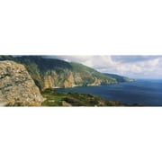 Slieve League Co Donegal Ireland - Cliffs On The Atlantic Coast Poster Print by The Irish Image Collection, 44 x 14 - Large