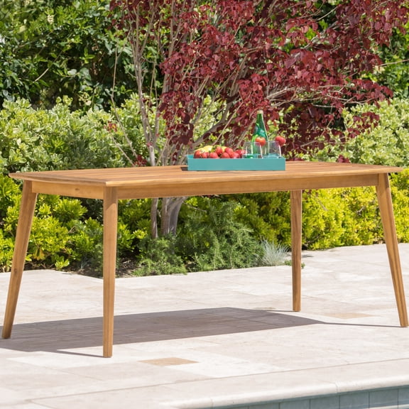 Slightly Bent Frame Acacia - Ideal for Dining and Snacks - Backyard Outdoor Place / Meets Small - scale Outdoor Needs