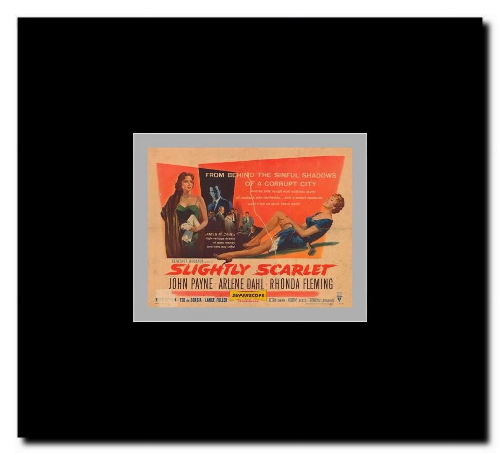 Slightly Scarlet Framed Movie Poster
