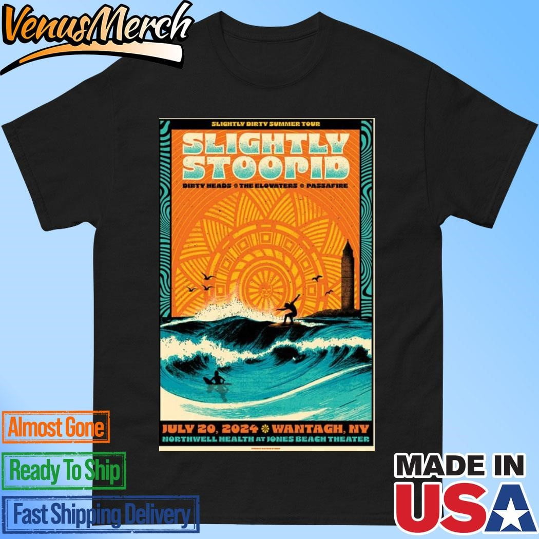 Slightly Stoopid July 20th 2024 Wantagh Ny Event Poster Shirt