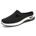 thumbnail image 1 of Sliippers for Women, Women Shoes, Orthopedic Walking Shoes for Women,2026 New Orthowalkway Womens Shoes,Woven Orthopedic Breathable Walking Sneaker Non-Slip Arch Support Slip On Shoes, Black 6, 1 of 7