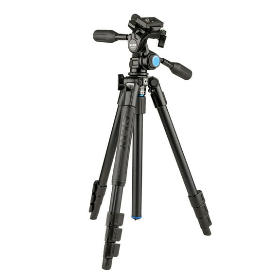 Slik PRO AL-324-3WFC 4-Section Aluminum Tripod with SH-747FC 3-Way Pan Head
