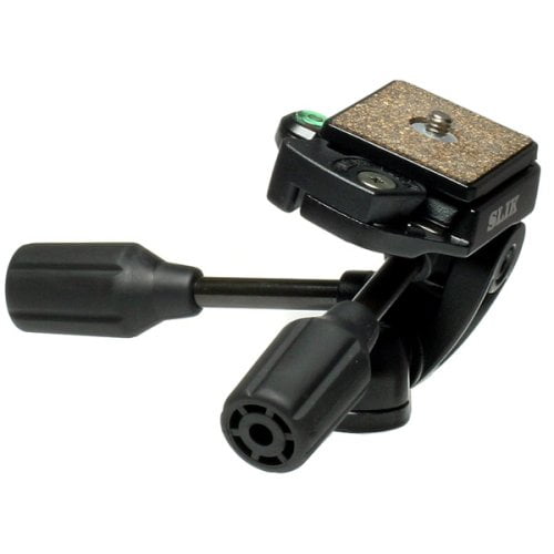 Slik SH704E3 3-Way Pan Head with Quick Release (Black)