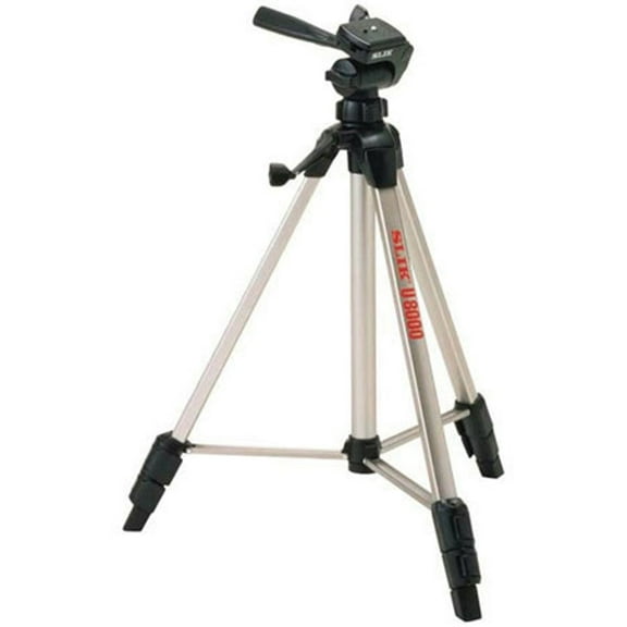 Slik U8000 3-Section Aluminum Tripod with 3-Way Pan Head, Black
