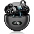 thumbnail image 1 of Open Ear Headphones,Clip On Earphones,Spatial Audio Wireless Earbuds,Lightweight Comfort,Bluetooth 5.4,Stable Fit,40H Playtime,IPX7 Waterproof for Running Gym, 1 of 6