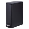 thumbnail image 1 of Slim 12 Gal Kitchen Trash Can, Step Garbage Can with Soft Close Lid for Narrow Spaces, Space-Saving Stainless Steel Trash Bin with Inner Bucket, 1 of 8