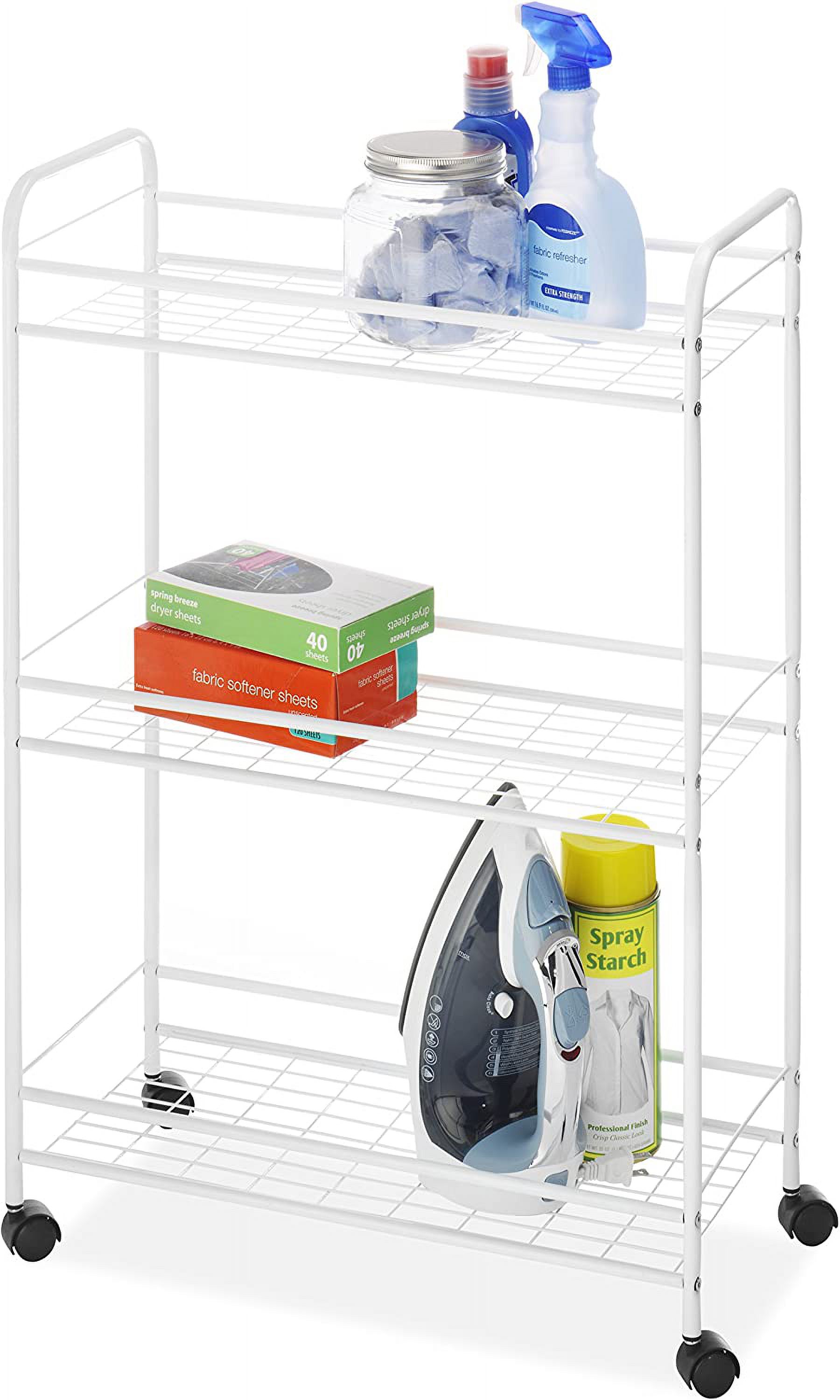 Sitemapcdatahttpswuwkniqoocomwhitmor Slim Rolling Household Cart White