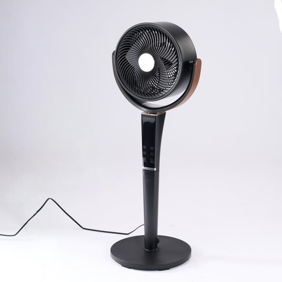 Slim 42” Oscillating Tower Fan with Remote Control, 3 Cooling Modes, 12-Hour Timer and Digital Temperature Display, Black
