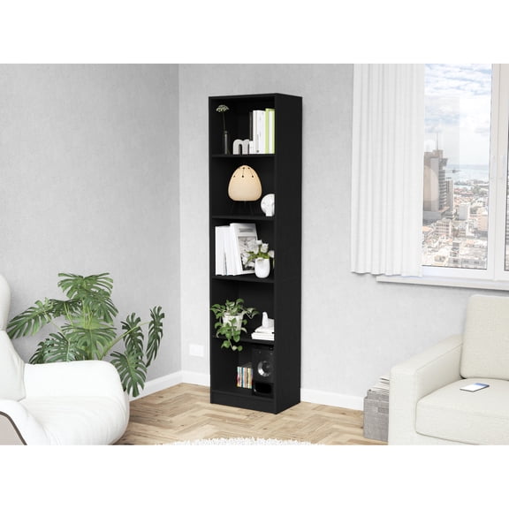 Slim 5 - Shelf Cabinet / High - Quality Storage in Primary Spaces