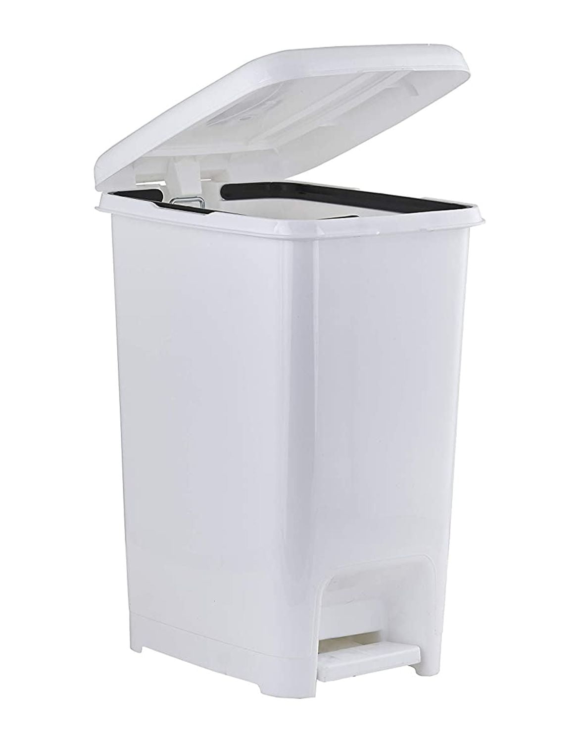 22.5 W x 11.5 D x 33.5 H Waste Container with Swing Lid, 23 Gallon, Space Saving Slim Profile Trash Can Storage