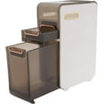 Slim Bathroom Storage 2Tiers Small Bathroom Standing Storage