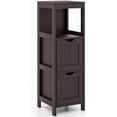Slim Bathroom Storage Freestanding Storage w/ 2