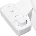 thumbnail image 1 of -Slim Bidet Attachment, Self-Cleaning Dual Nozzle (Feminine/Posterior Wash), Accessibility- Large Buttons, Quick-Release, Non-  Water System with Adjustable, 1 of 6
