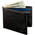 thumbnail image 1 of Slim Bifold RFID Bloking Wallet For Men Genuine Leather Packed In Stylish Gift Box, 1 of 6