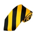 thumbnail image 1 of Slim Black and Gold College Stripe Woven Tie, 1 of 3
