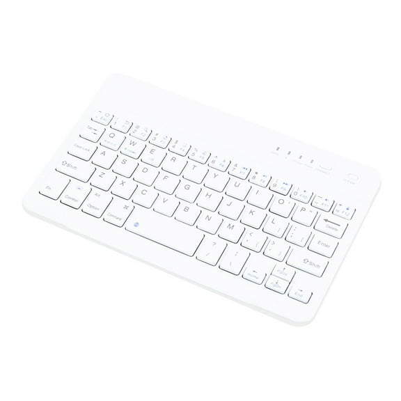 Slim Bluetooth Keyboard, 78 Keys Mini Wireless Keyboard for iPad iPhone Android Tablet Laptop, Portable Rechargeable Ultra-Slim