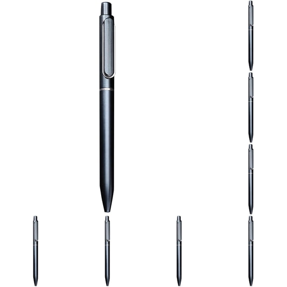 Slim Body Retractable Bullet Ball Pen Smooth Fluent Writing Tool Ideal for Daily Casual Note Daily Office Document Writing Drafting Application