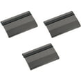thumbnail image 1 of Set of 3 Brushed Metal Business Card Case Holders With Bar Closure Mechanism (Horizontal, Gunmetal), 1 of 4