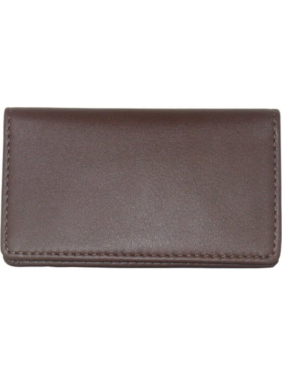 Slim Business Card Case in Genuine Leather