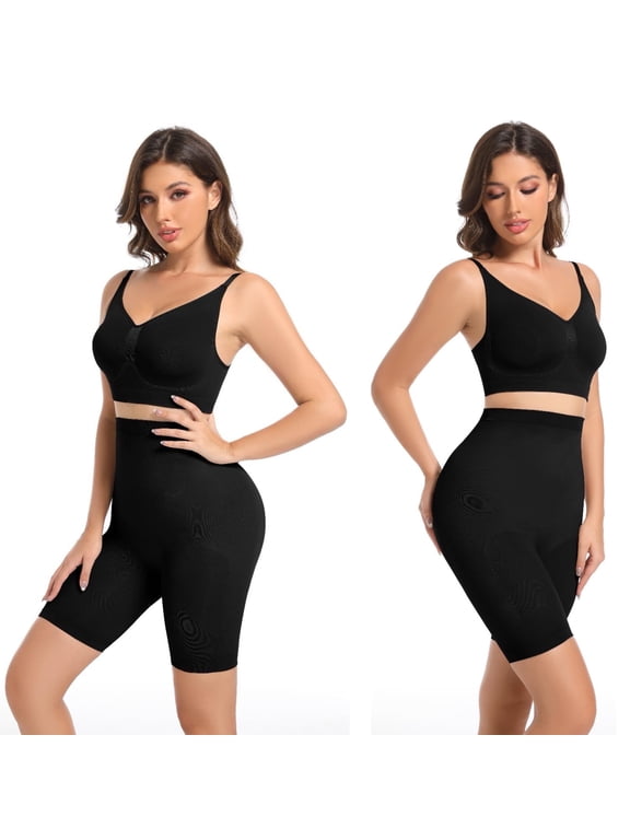 Slim Butt Lifting Shorts, Tummy Control, Thigh Slimmer Compression Seamless Women Shapewear