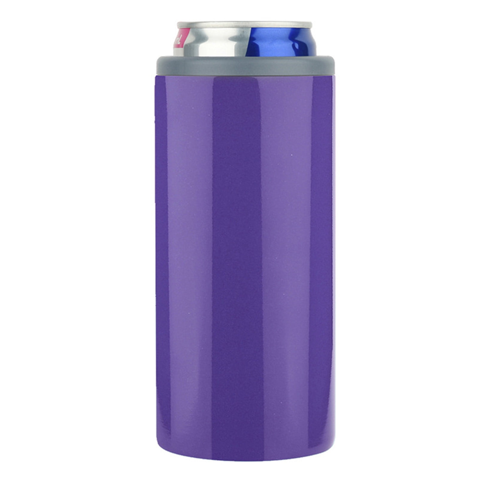 Slim Can Cooler, Double Walled Stainless Steel Insulated Beer Can