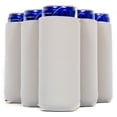 thumbnail image 1 of Slim Can Cooler Sleeves, Grey Skinny 12 oz Tall Neoprene 4mm Thickness - Set of 12, 1 of 30