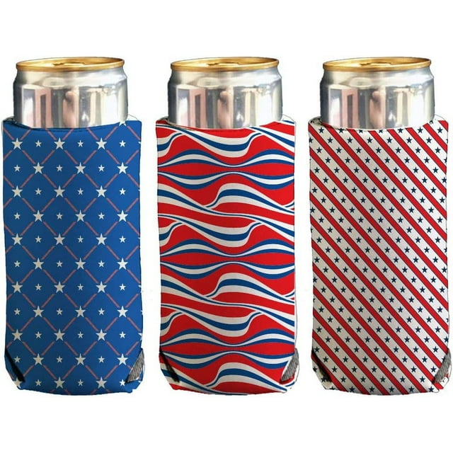 Slim Can Coolers: Party Slim Can Cooler for 12oz Tall Skinny Cans, For ...