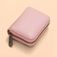 thumbnail image 1 of Slim Card Case Zipper Card Holder Wallet with Large Capacity for US Consumers, 1 of 7