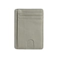 thumbnail image 1 of Slim Card Holder, RFID Blocking ID Case, Bank Card Wallet, Anti-Demagnetization Credit Card Sleeve, Minimalist Travel Organizer Gray, 1 of 5