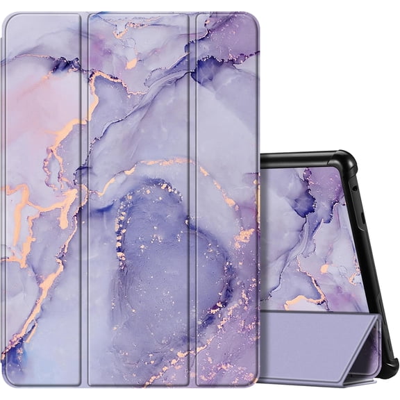 Slim Case for All-New Fire HD 10 Tablet (13th Generation, 2023 Release) - Trifold Lightweight Hard Shell Stand Cover with Auto Wake/Sleep, Lilac Marble