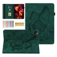 thumbnail image 1 of Slim Case for Apple iPad Pro 11 2022/2021/2020/2018 4th 3rd 2nd 1st Gen, iPad Air 4 5 Case 10.9", iPad Air 11-inch 2024 2025 M3 M2 Case, Butterfly Embossed Stand Smart Cover Auto Sleep Wake,Green, 1 of 11
