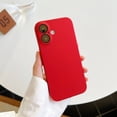 thumbnail image 1 of Slim Case for Apple iPhone 12, with Camera Lens Screen Protector Anti-Scratch Drop Protection Shock Resistant Lightweight  Rugged Bumper Phone Case for iPhone 12, Red, 1 of 6